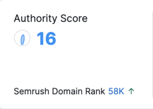 Authority score semrush